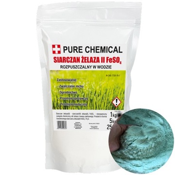 SIARCZAN ŻELAZA NAWÓZ DO TRAWY 1KG