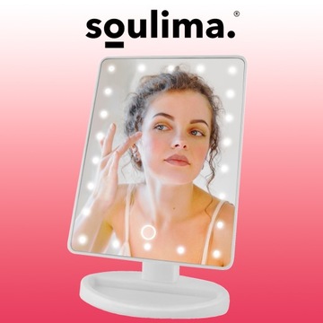 Косметическое зеркало со светодиодной подсветкой для макияжа