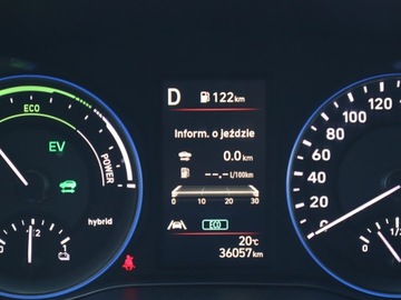 Hyundai Kona I Crossover Facelifting 1.6 GDI Hybrid 141KM 2022 Hyundai Kona Hybrid, Salon Polska, 1. Właściciel, zdjęcie 10