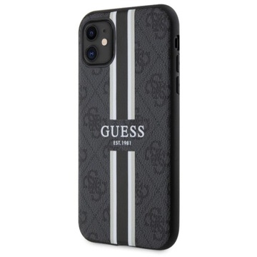 Чехол GUESS 4G Printed Stripes MagSafe для iPhone 11