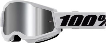 Gogle 100% Strata 2 White mirror