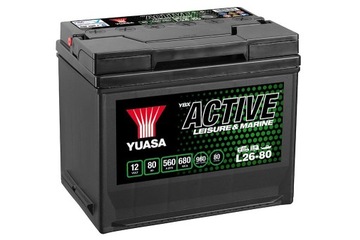 Akumulator Yuasa Marine 80Ah L26-80 kamper jacht