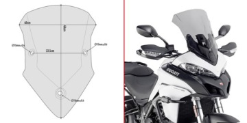 SZYBA MOTOCYKLOWA GIVI D7406S DUCATI MULTISTRADA 1200