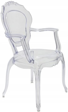 Fotel Dankor Design GLAMOUR poliwęglan transparent