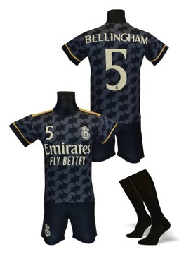 Футбольная форма BELLINGHAM, рубашка, шорты + носки, размер 164.