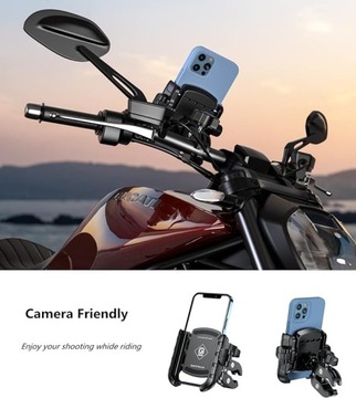 UCHWYT MOTOCYKLOWY NA TELEFON SZYBKA ŁADOWARKA USB QC3.0 MOTOCYKL KABEL