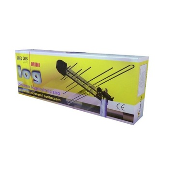 Antena zewnętrzna MINILOG logarytmiczna kabel 5m`