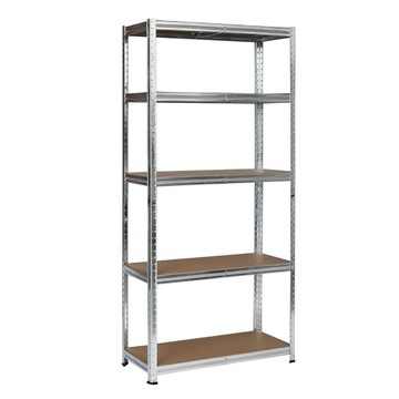REGAŁ MAGAZYNOWY WARSZTATOWY SOLIDNY 5 PÓŁEK 180x90x40 875 kg THDSS01