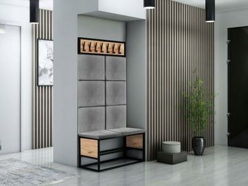 LOFT МЕТАЛЛИЧЕСКАЯ ВЕШАЛКА ДЛЯ ПРИХОЖЕЙ, 100СМ