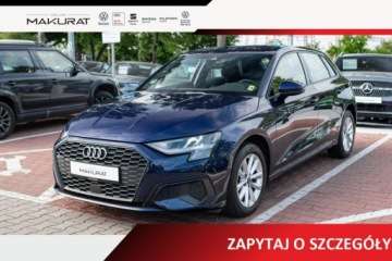 Audi A3 8Y Sportback 2.0 30 TDI 116KM 2023 Audi A3 Sportback DW6VF40# 30 TDI S Tronic