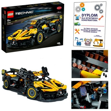 LEGO TECHNICS BUGATTI BOLID SAMOCHÓD WYŚCIGOWY HIT