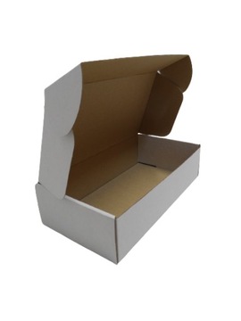 Karton fasonowy 27x14,5x7 cm biały zewn. Fala E