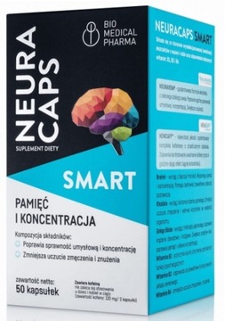 Neuracaps Smart 50kapsułek - Pamięć, koncentracja