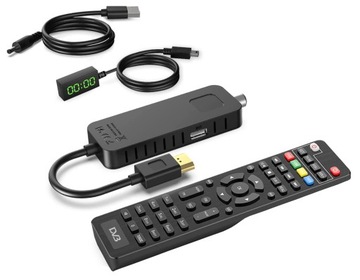 ДЕКОДЕР ТВ-ТЮНЕР HD DVB-T2 HEVC H.265 НЕВИДИМАЯ МИНИ-ПАСКА ДЛЯ ЗАПИСИ PVR