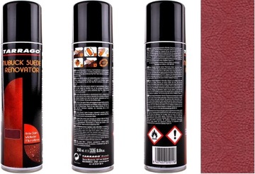 BORDEAUX 11 TARRAGO NUBUCK SUEDE RENOVATOR SPRAY DO BUTÓW Z ZAMSZU i NUBUKU