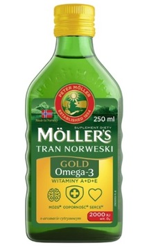 Moller's Gold Tran Norweski płyn 250 ml
