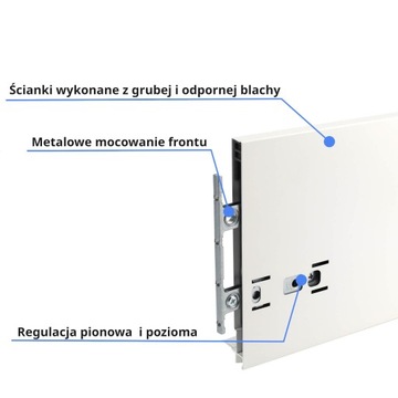 MAGICBOX 2D ящик L-500H-170 БЕЛЫЙ