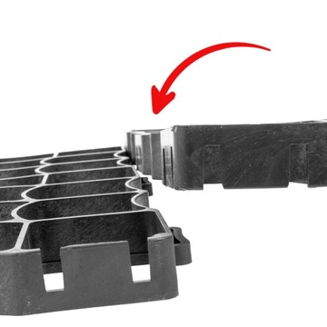 Kratka parkingowa P4 Trawnikowa 50x50x4cm - 10szt.