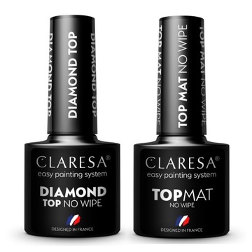 TOP DIAMOND + TOP MAT Claresa No Wipe hybryda