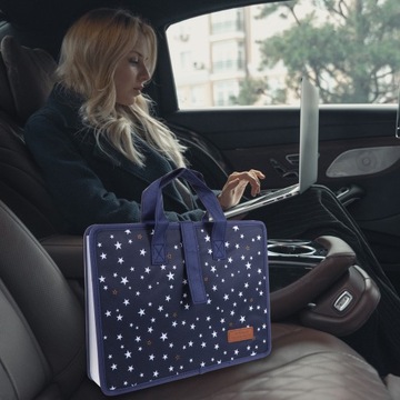 Пластиковая папка для документов, расширяемая и портативная.