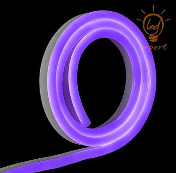 Taśma neon LED 230V Fioletowy 15x25 IP67 PVC 1m