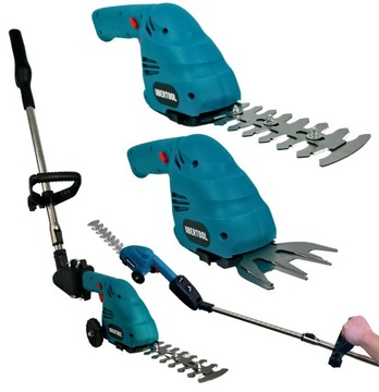 Akumulatorowe NOŻYCE WYSIĘGNIK Krzewów Żywopłot 2000mAh SEKATOR 165cm AKU