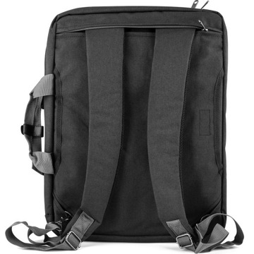 TORBA Z FUNKCJĄ PLECAKA NA LAPTOPA 15,6 CALA Z WODOODPORNEGO MATERIAŁU 15,6