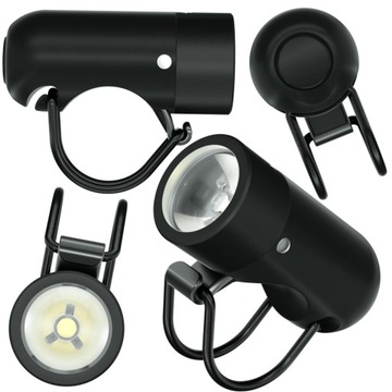 LAMPA PRZEDNIA KNOG PLUG 250 LM USB CZARNA