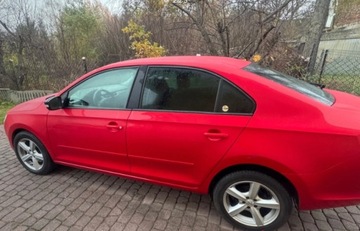 Skoda Rapid II 2018 Czerwony perłowy samochód osobowy Skoda Rapid 2018 Garażowany