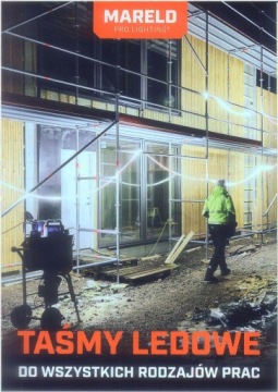 TAŚMA LEDowa BUDOWLANA MARELD 2x10m SUNLIT + KABEL