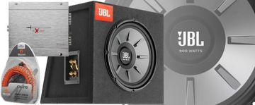 МОЩНЫЙ НАСОВЫЙ КОРПУС АКТИВНЫЙ САБВУФЕР КАБЕЛИ УСИЛИТЕЛЯ JBL 900 ВТ