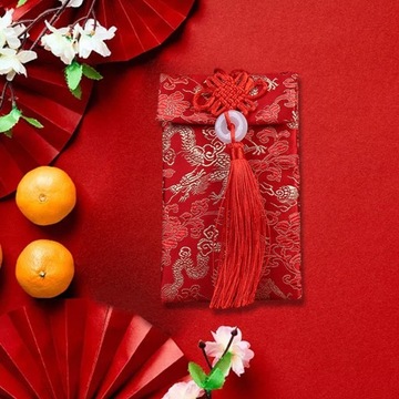 Китайский Лунный Новый Год Красный Подарочный Конверт Денежный Конверт Вертикальный Стиль