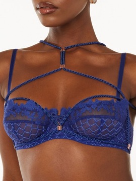 SAVAGEX BY RIHANNA uprząż na biust kobaltowa M/L