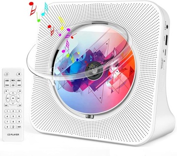CD-ПЛЕЕР ДВОЙНЫЕ СТЕРЕОДИНАМИКИ HI-FI BLUETOOTH5.0 LED USB