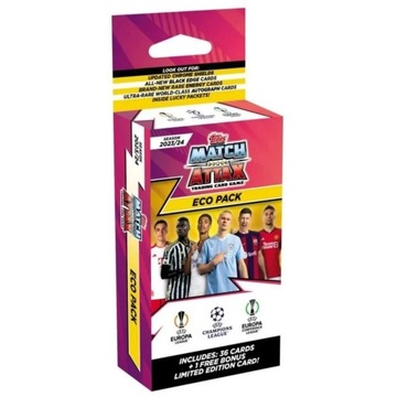 Blister Eco Pack karty Match Attax 2024 Topps piłkarskie do albumu saszetki