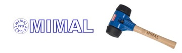 МОЛОТОК ДЛЯ СТРОИТЕЛЬСТВА Резина+Резина Mimal MBM08 1,6 кг