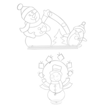 Рождественские светодиодные фонари, указатель пути, снеговик i