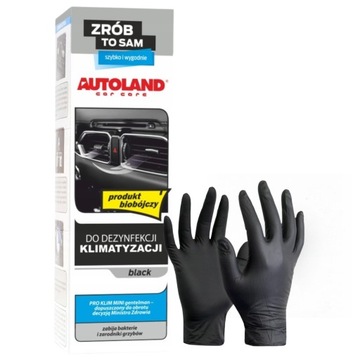 AUTOLAND ŚRODEK DO CZYSZCZENIA I DEZYNFEKCJI KLIMATYZACJI BIOBÓJCZY BLACK