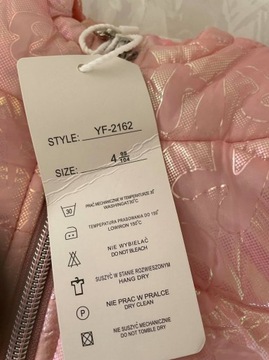 Куртка весенне-осенняя для девочек с блеском, 146-152