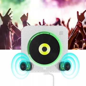 ПОРТАТИВНЫЙ MP3 CD-ПЛЕЕР С ДИСТАНЦИОННЫМ УПРАВЛЕНИЕМ BLUETOOTH 5.1