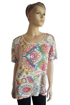 DESIGUAL stylowa bluzka L