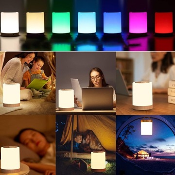 BEZPRZEWODOWA LAMPKA NOCNA LED DLA DZIECI DO POKÓJU DO SYPIALNI NA PREZENT