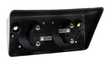 Комплект боковых и задних алюминиевых фонарей Т-25 левый+лампочки правый