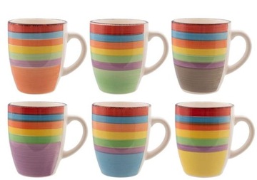 Zestaw 6 szt. Ceramiczny kubek MEXICO 300 ml