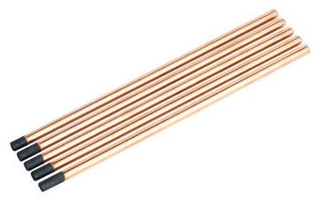 ELEKTRODA WĘGLOWA POMIEDZIOWANA 9.5x305 mm 10szt