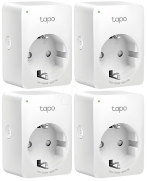 Gniazdko TP-Link Smart Plug Diody LED Bluetooth / Wi-Fii 4 szt