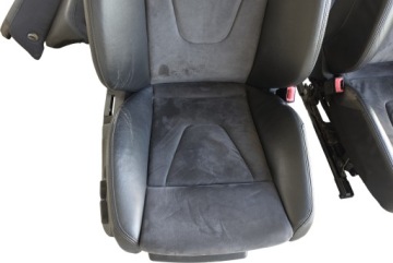 AUDI A6 C6 S6 RS6 FACELIFT RECARO SĖDYNĖS, GALINIS SOFOS SUOLAS, KOVINĖS, ALCANTARA B-230926032 – nuotrauka 9