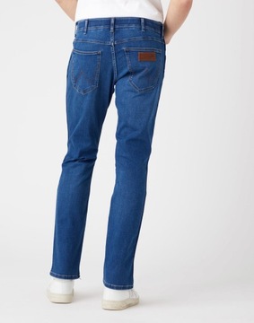 Męskie spodnie jeansowe proste Wrangler GREENSBORO W30 L32