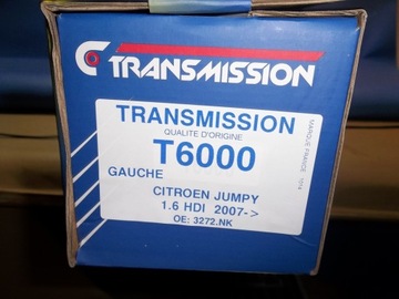 Новый ПРИВОДНОЙ ВАЛ Citroen JUMPY 1.6HDI 07> BE4T ЛЕВЫЙ 3272NK