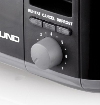 ТОСТЕР ЛУНД 1300-1500Вт ЧЕРНЫЙ 4 РЕГУЛИРОВКА ТОСТОВ